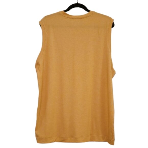 Yellow Old Navy Men's Beyond 4-Way Stretch Sleeveless T-Shirt - Picture 2 of 6